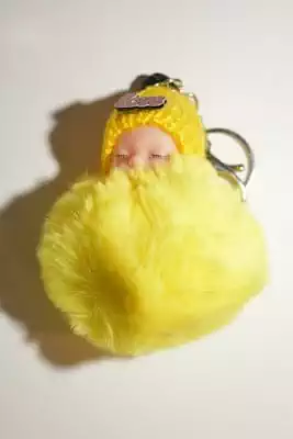 pompon bébé multicolore