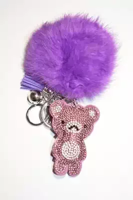 pompon ourson multicolore