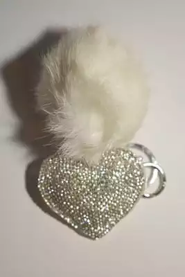 pompon coeur multicolore