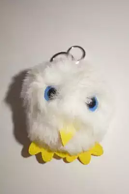 pompon hibou chouette multicolore
