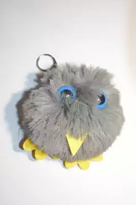 pompon hibou chouette multicolore