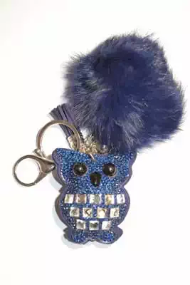 pompon hibou chouette multicolore