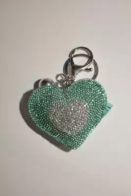 pompon coeur multicolore