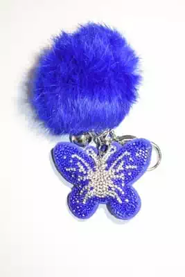 pompon papillon multicolore