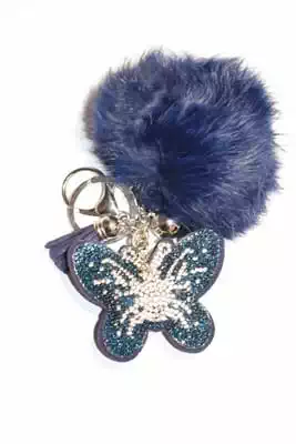 pompon papillon multicolore