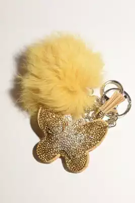 pompon papillon multicolore