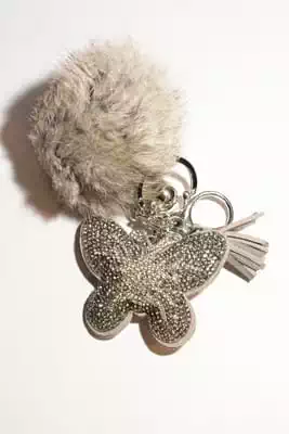 pompon papillon multicolore