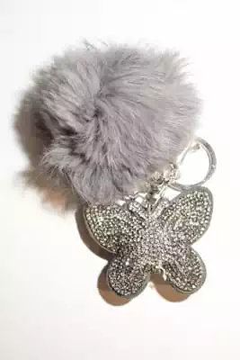 pompon papillon multicolore