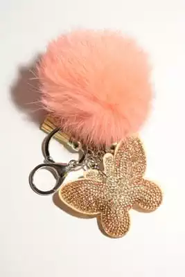 pompon papillon multicolore