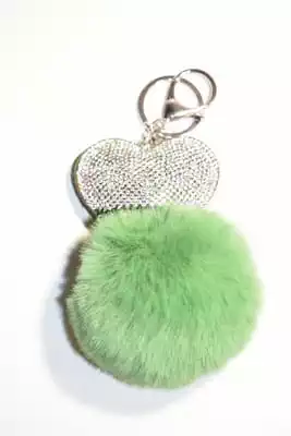pompon coeur multicolore
