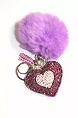 pompon coeur multicolore